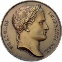 M&eacute;daille Francia Bronzo Napol&eacute;on Ier, Empereur de France, Roi d\'Italie 1807