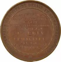 M&eacute;daille Frankreich 1 medal Bronze Louis-Philippe Ier 1837 T Nantes