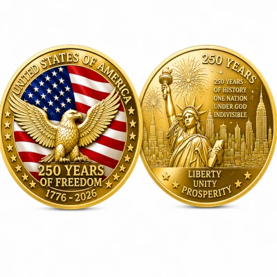 M�daille USA Cobre-Zinc 2026
