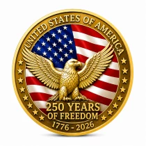 M&eacute;daille USA Cobre-Zinc 2026