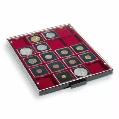 M�daillier 20 compartiments carr�s 50 x 50 mm teinte fum�e