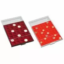 M&eacute;daillier 42 compartiments circulaires de 27 mm &Oslash;  teinte fum&eacute;e