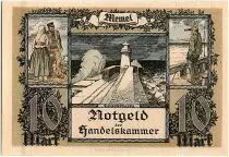 Memel 10 Mark Lighthouse - 1922