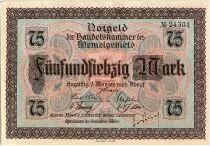 Memel 75 Mark New and old sawmills - 1922