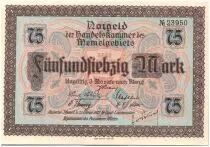 Memel 75 Mark New and old sawmills - 1922