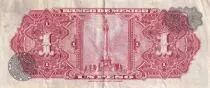 Messico 1 Peso - Aztec calendar - Monument - 1965 - Serial BCR - P.59i