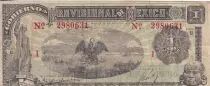 Messico 1 Peso - Gobierno provisional de Mexico - 1915 - P.S709