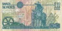 Messico 10 Pesos - Emiliano Zapata - 1994 - Serial R - P.105a