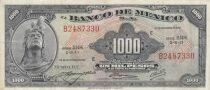 Messico 1000 Pesos - Cuauhtemoc - Pyramid of Chichen-itza - 1972 - BNH Series