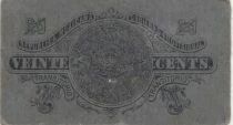 Messico 20 centavos - Liberty - Aztec calendar - 1914