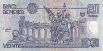 Messico 20 Pesos - Benito Juarez - 2005 - Serial X - P.116e