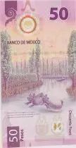 Messico 50 Pesos - Axololt - 2023 - Serial BH