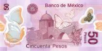 Messico 50 Pesos - Jose Mar&iacute;a Morelos - Morelia Aqueduct - Polymer - 2015
