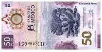 Messico 50 Pesos Mexico - 2022 - Vertical banknote - Serial BD