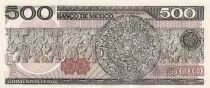 Messico 500 Pesos - Madero - Bas relief - 1984 - Serial CY - P.79a