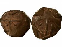Mewar / Udaipu, Bhupal Singh - 1/2 Paisa - 1938 / 1941 Umarda