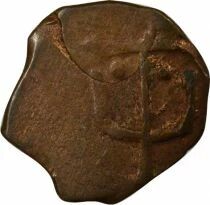 Mewar / Udaipu, Bhupal Singh - 1/2 Paisa - 1938 / 1941 Umarda