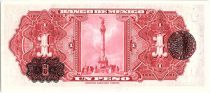 Mexico 1 Peso - Aztec calendar- Momument - 14/04/1943