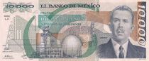 Mexico 10 000 Pesos - Cardenas - Coyolxauhqui - 24-02-1987 - Serial LX ( P.90a