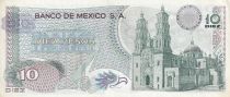 Mexico 10 Pesos - Hidalgo - 1972 - Serial 1BX - P.63e