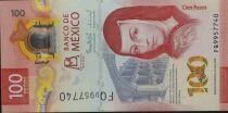 Mexico 100 Pesos - 100th Anniversary of the Bank of Mexico - Polymer - 2025 - FQ Series