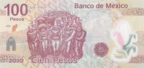 Mexico 100 Pesos - Train - 100 years of Revolution - 2007 - Serial B - P.128b