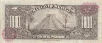 Mexico 1000 Pesos - Cuauhtemoc - Pyramid of Chichen-itza - 1972 - BNH Series