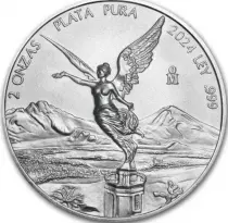 Mexico 2 Onces - Libertad - 2024 - Silver
