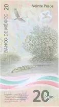 Mexico 20 Pesos - 200th anniversary of independance  - Polymer -  2022