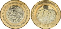 Mexico 20 Pesos - Bimetalic - 200th anniversary of independance - 2021 - AU - P.NEW