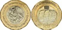 Mexico 20 Pesos - Bimetalic - 200th anniversary of independance - 2021 - AU - P.NEW