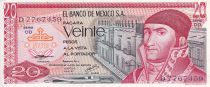 Mexico 20 Pesos - J. Morelos - 1977 - Serial DD - P.77