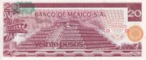 Mexico 20 Pesos - J. Morelos - 1977 - Serial DD - P.77