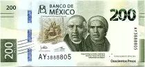 Mexico 200 Pesos - 25years of Autonomy - 2019 UNC