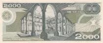 Mexico 2000 Pesos - University - Justo Siena - 28-03-1989 - Serial EL
