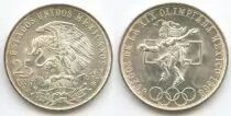 Mexico 25 Pesos, Olympic games, National Emblem - 1968