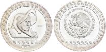 Mexico 25 Pesos Guerrero Aguiula - 1/4  OZ de Plata - Silver 1992