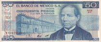 Mexico 50 Pesos - Benito Juarez - 1981 - Serial KT - P.73