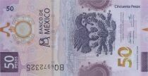 Mexico 50 Pesos - Teocalli of the Holy War - Axolotl - Polymer - 2023 - BQ Series