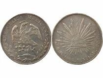 Mexico 8 Silver Reales - 1892 Ga Guadalajara