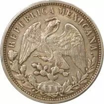Mexico Silver Peso, 1949 restrike - 1898 Mo