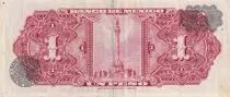Mexiko 1 Peso - Aztec calendar - Monument - 1965 - Serial BCR - P.59i