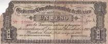 Mexiko 1 Peso - Gobierno Constitucionalista de Mexico - 1913