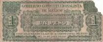 Mexiko 1 Peso - Gobierno Constitucionalista de Mexico - 1913