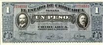Mexiko 1 Peso, Fransisco Madero - A gonzalez - 1914