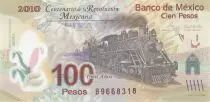 Mexiko 100 Pesos - Train - 100 years of Revolution - 2007 - Serial B - P.128b