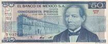 Mexiko 50 Pesos - Benito Juarez - 1981 - Serial KT - P.73