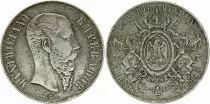 Mexique 1 Peso , Maximilien I - 1866 Mo