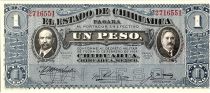 Mexique 1 Peso, Fransisco Madero - A gonzalez - 1914