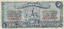 Mexique 1 Peso Toluca - Monumento a Miguel Hidalgo y Costilla - 1915 - Série F